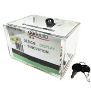 Urne plexi avec serrure